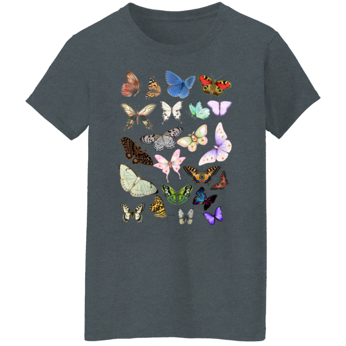 Butterflies Ladies' 5.3 oz. T-Shirt