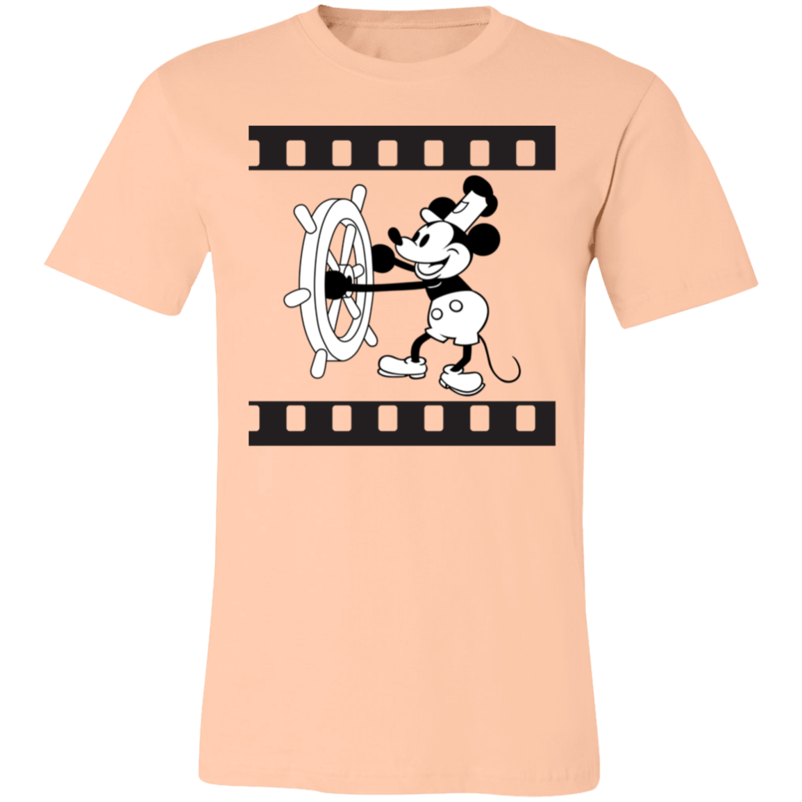 Steamboat Mickey 1.0 (public domain) Tshirt for Mickey Lovers, filmstrip