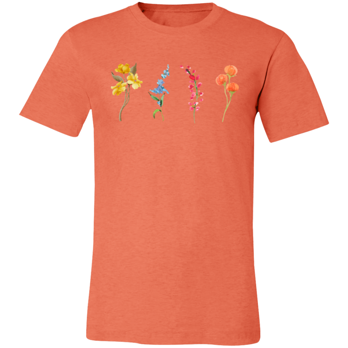 4 Wildflowers Unisex Jersey Short-Sleeve T-Shirt