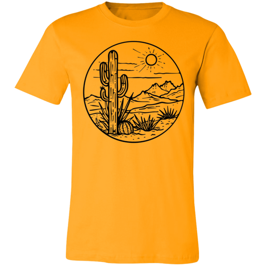 Desert Scene T-Shirt | Succulent Shirt| Cacti Shirt| Hiking Shirt| Southwest T-Shirt