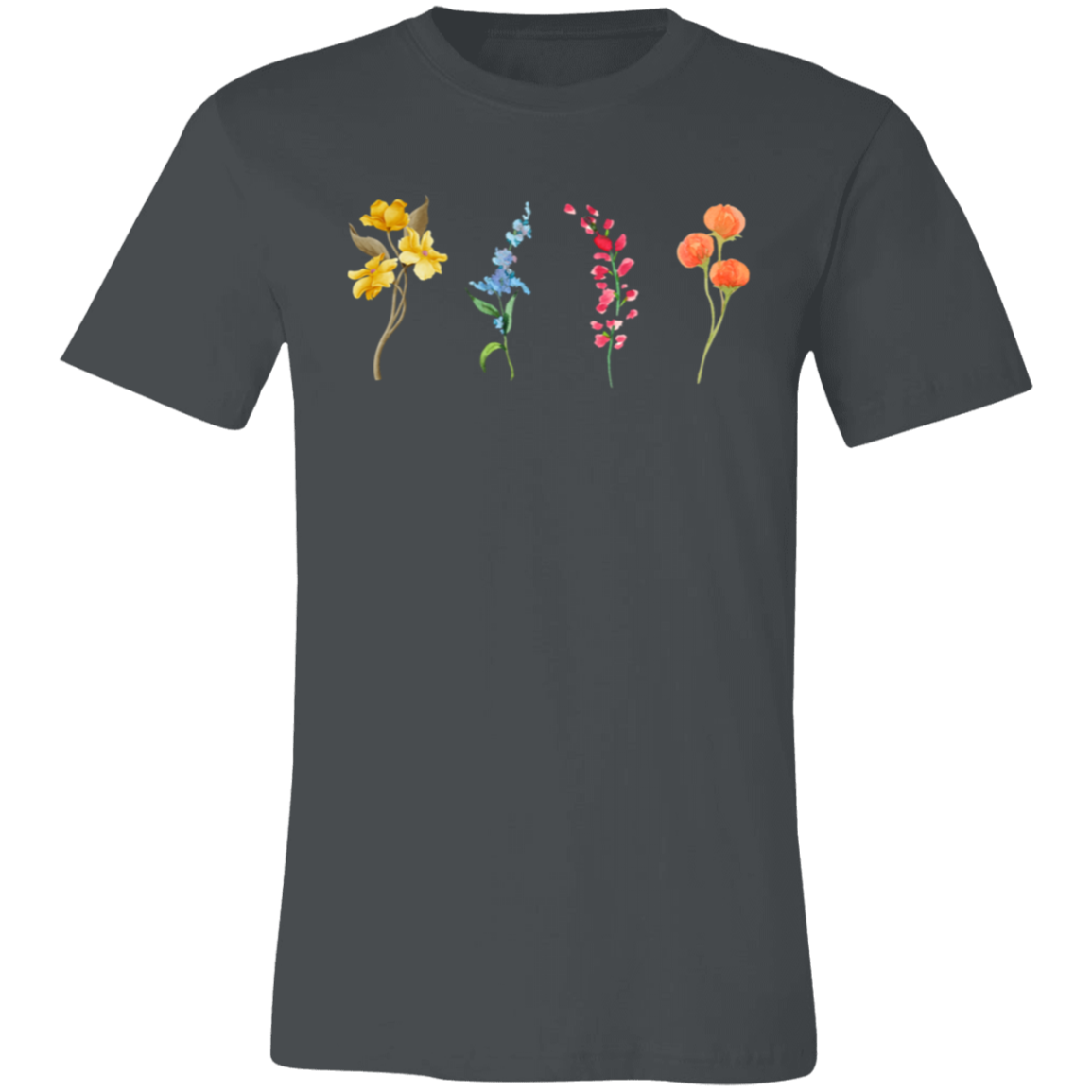 4 Wildflowers Unisex Jersey Short-Sleeve T-Shirt