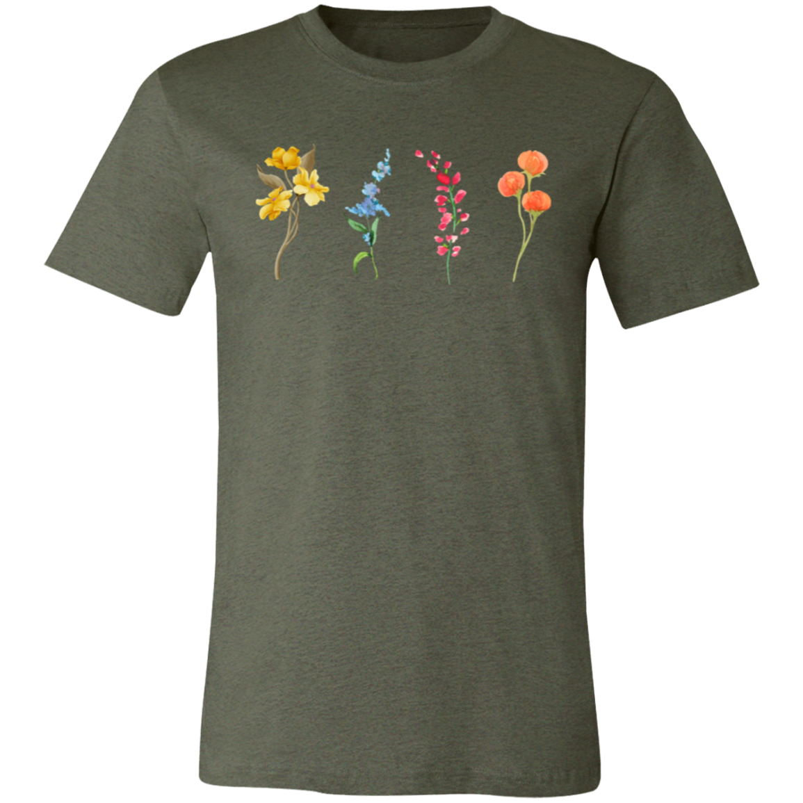 4 Wildflowers Unisex Jersey Short-Sleeve T-Shirt