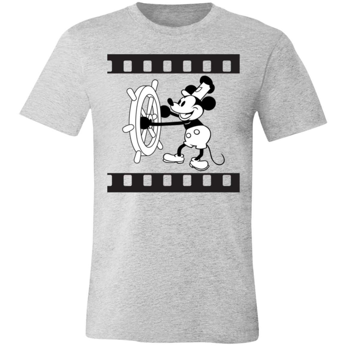 Steamboat Mickey 1.0 (public domain) Tshirt for Mickey Lovers, filmstrip