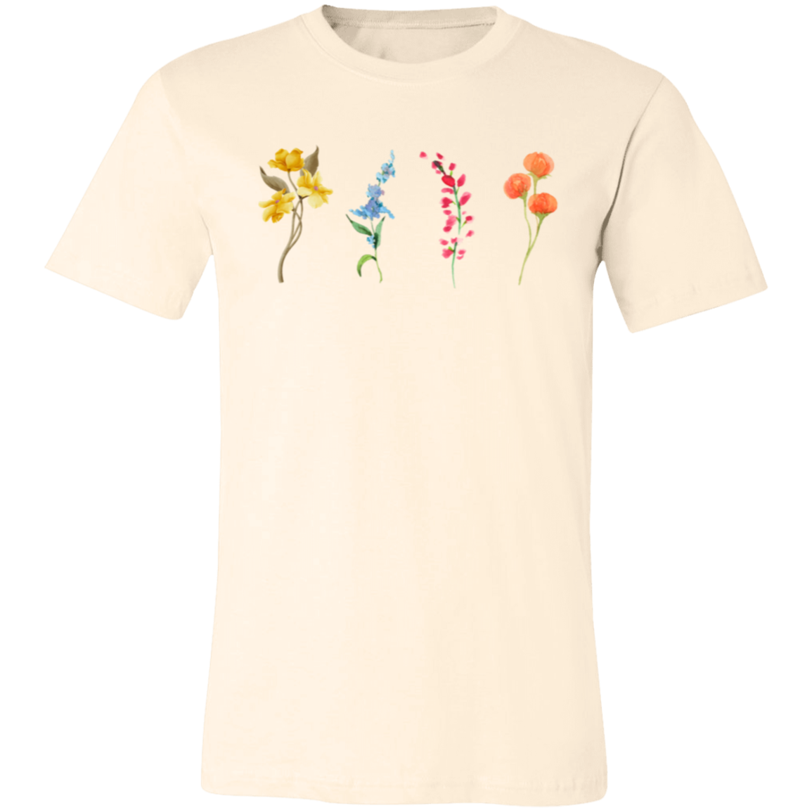 4 Wildflowers Unisex Jersey Short-Sleeve T-Shirt