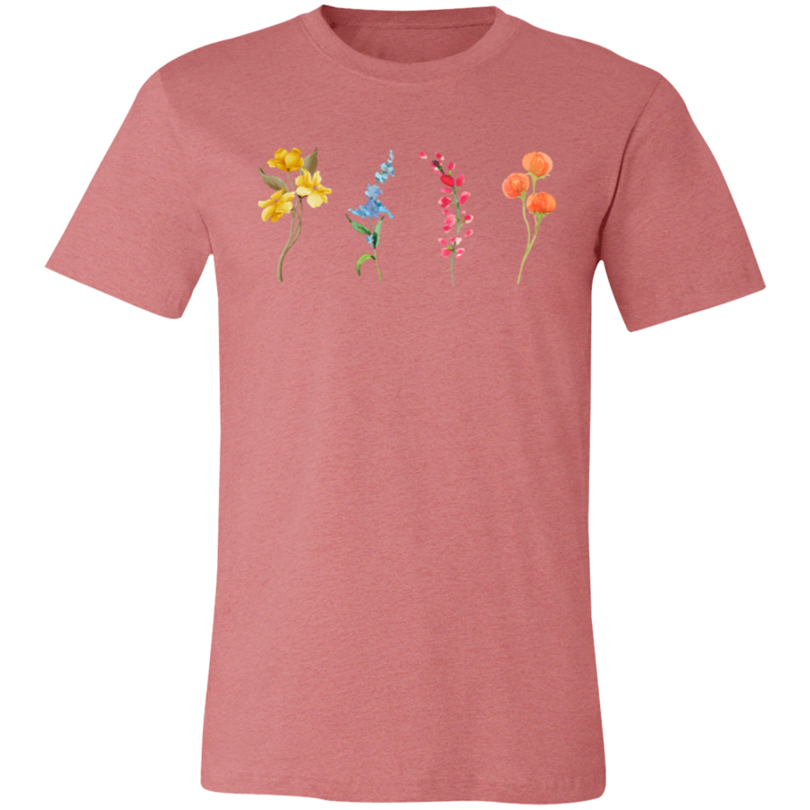 4 Wildflowers Unisex Jersey Short-Sleeve T-Shirt