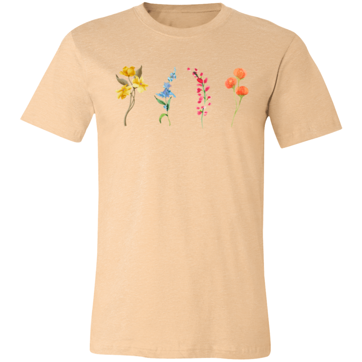 4 Wildflowers Unisex Jersey Short-Sleeve T-Shirt