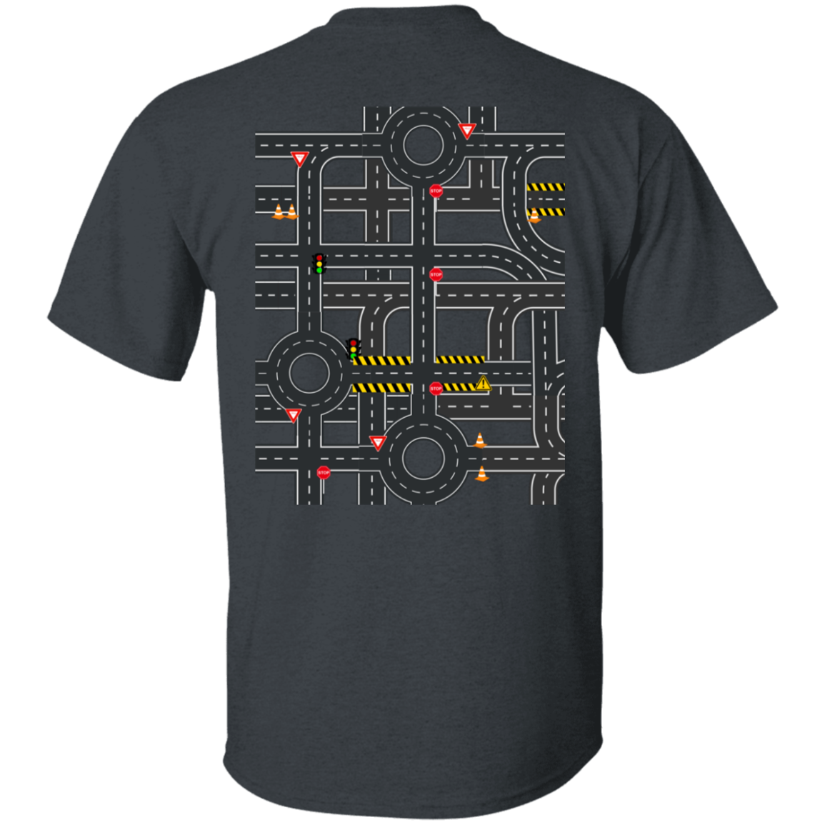 Relaxation Roadmap | Car, Road back design tshirt for Dad, Mom, Grandpa | Massage tshirt