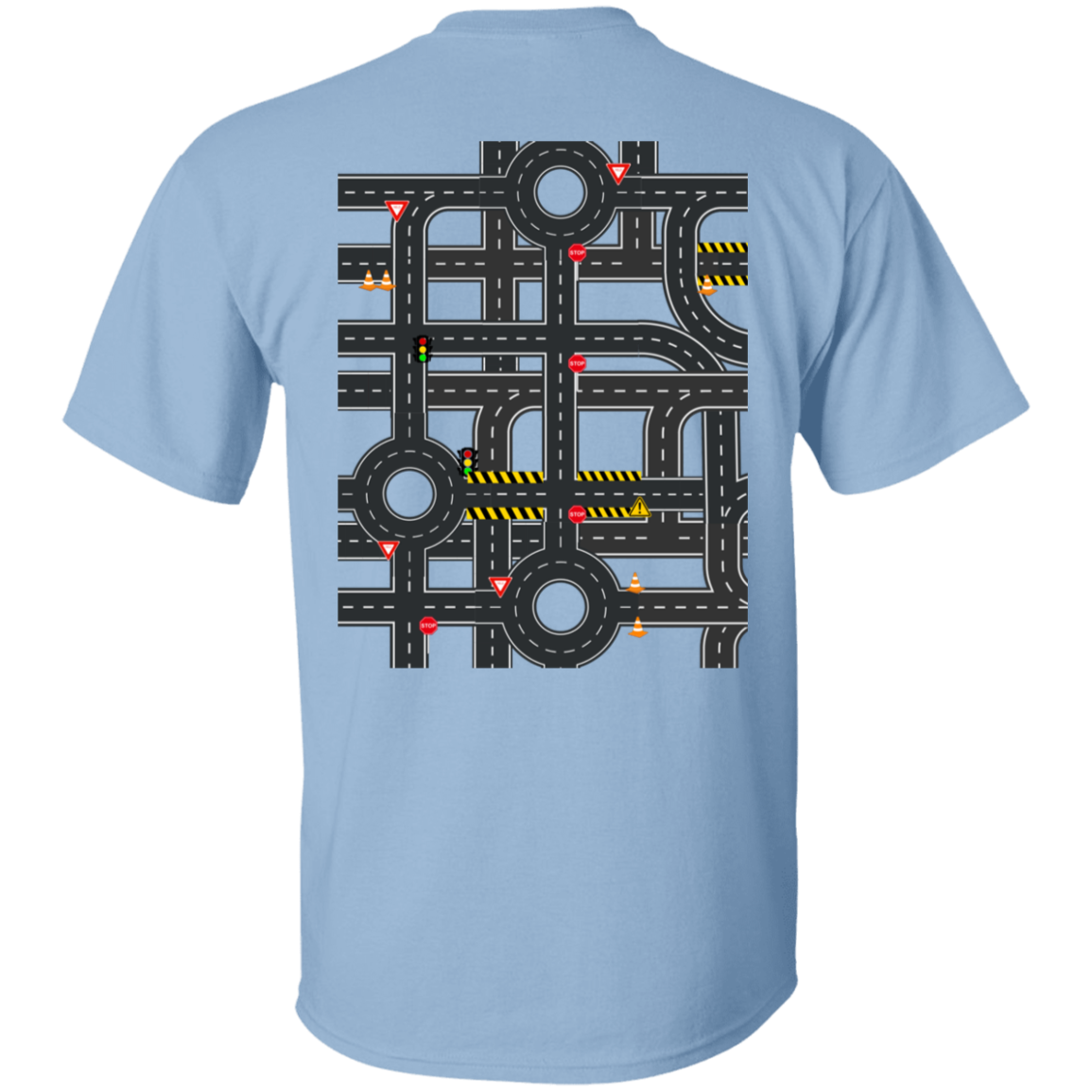 Relaxation Roadmap | Car, Road back design tshirt for Dad, Mom, Grandpa | Massage tshirt