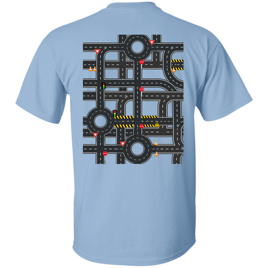 Relaxation Roadmap | Car, Road back design tshirt for Dad, Mom, Grandpa | Massage tshirt