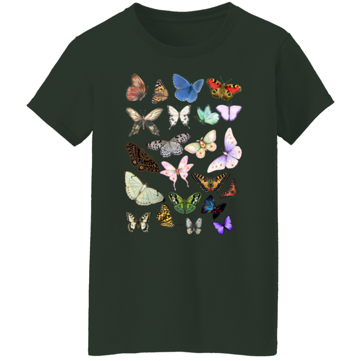 Butterflies Ladies' 5.3 oz. T-Shirt