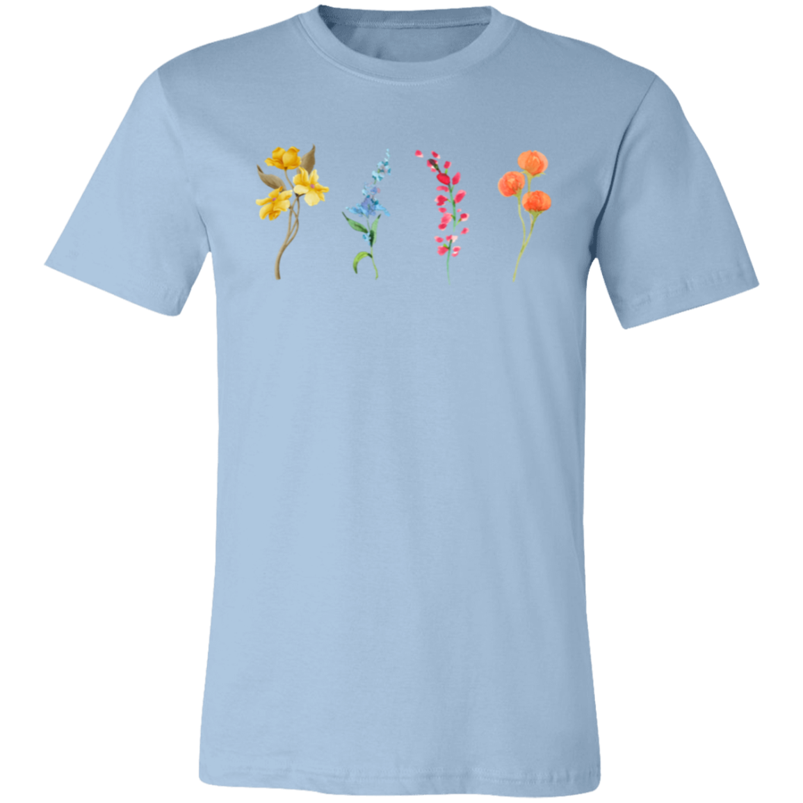 4 Wildflowers Unisex Jersey Short-Sleeve T-Shirt