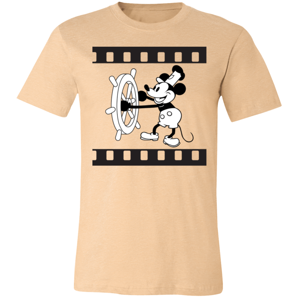 Steamboat Mickey 1.0 (public domain) Tshirt for Mickey Lovers, filmstrip