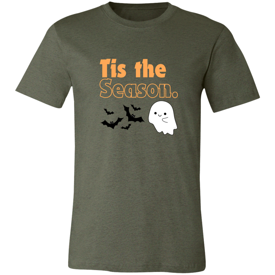 Halloween Tis the Season T-Shirt | for Halloween lovers | Cute Ghost | Bats