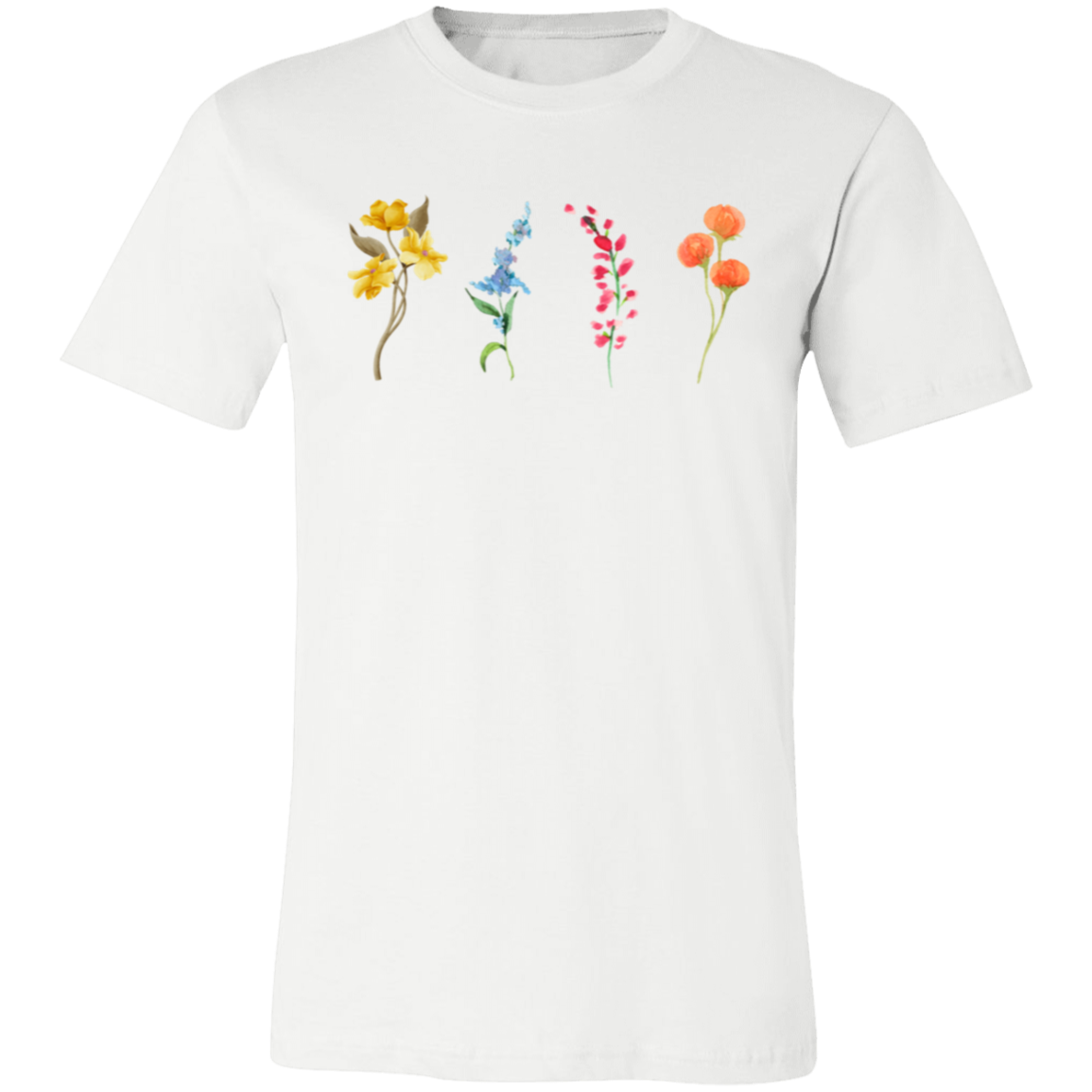 4 Wildflowers Unisex Jersey Short-Sleeve T-Shirt