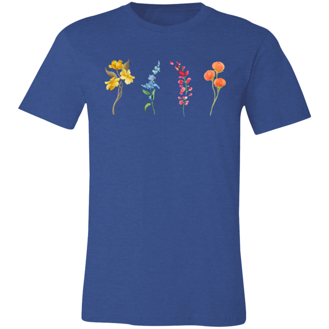 4 Wildflowers Unisex Jersey Short-Sleeve T-Shirt