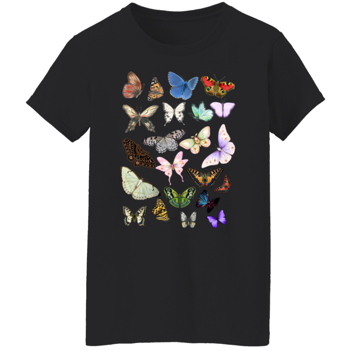 Butterflies Ladies' 5.3 oz. T-Shirt