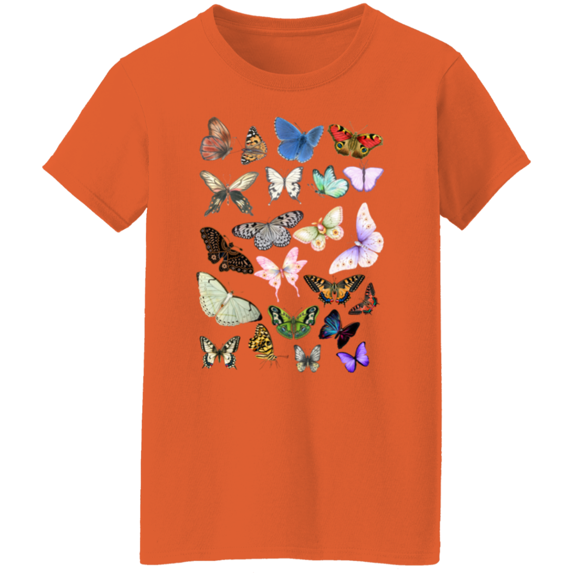 Butterflies Ladies' 5.3 oz. T-Shirt