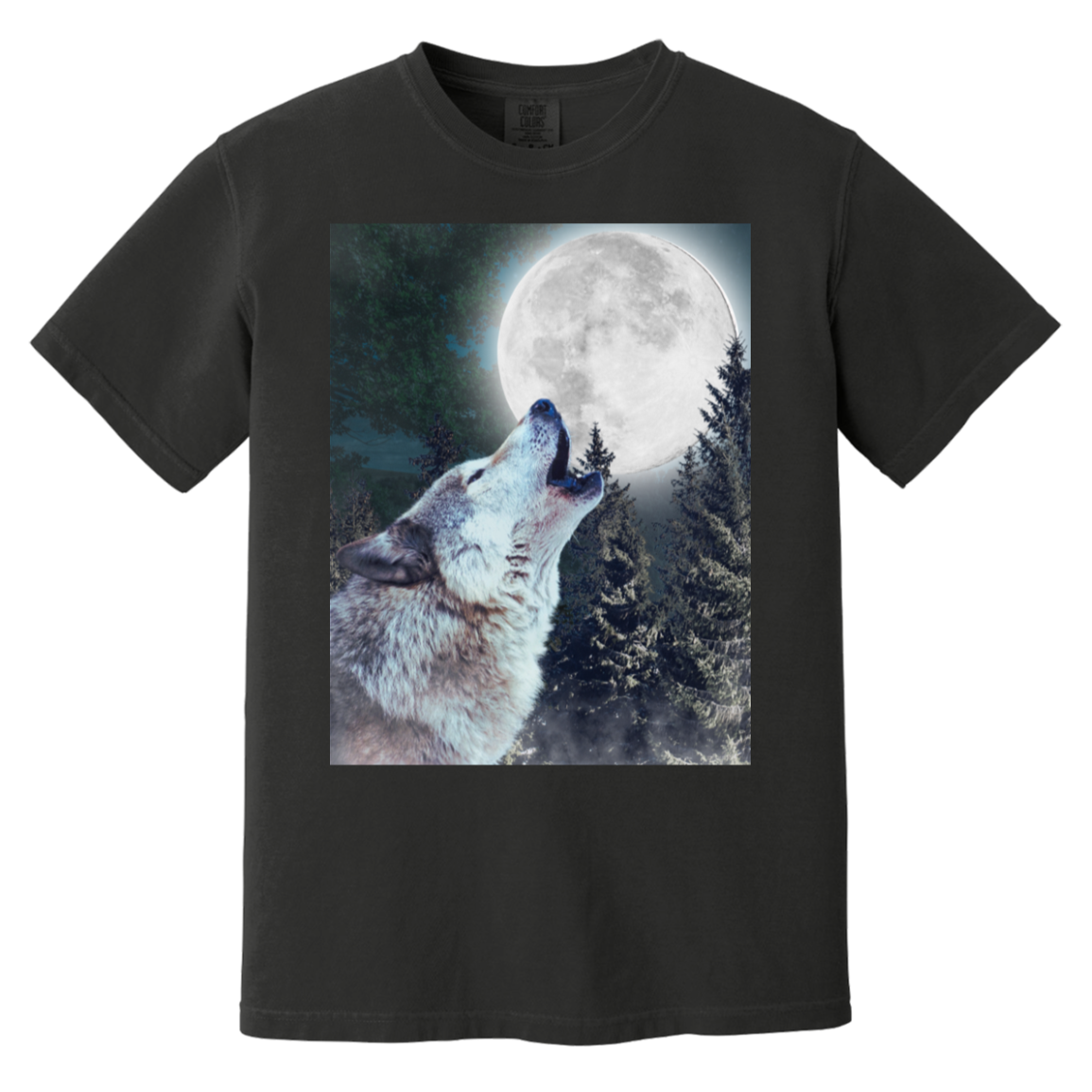 Retro Vintage Wolf Graphic T-Shirt, 1990's, 2000's, Wolf Lovers Retro Tee, Nostalgia Oversize Tee, Cute Wolf Gift T-Shirt