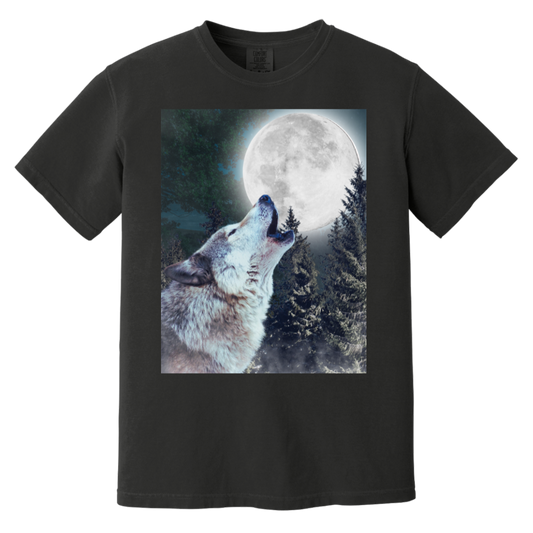 Retro Vintage Wolf Graphic T-Shirt, 1990's, 2000's, Wolf Lovers Retro Tee, Nostalgia Oversize Tee, Cute Wolf Gift T-Shirt