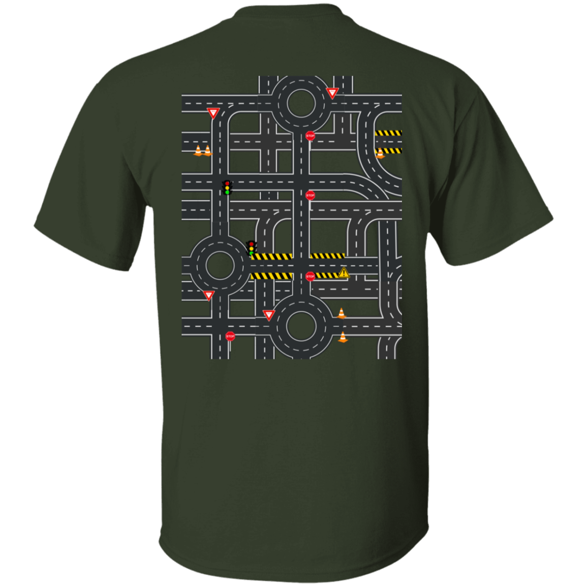 Relaxation Roadmap | Car, Road back design tshirt for Dad, Mom, Grandpa | Massage tshirt