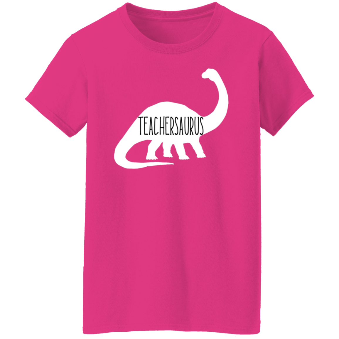 Teacher Brontosaurus, Dino Teacher Tee, Teacher gift, Funny tee