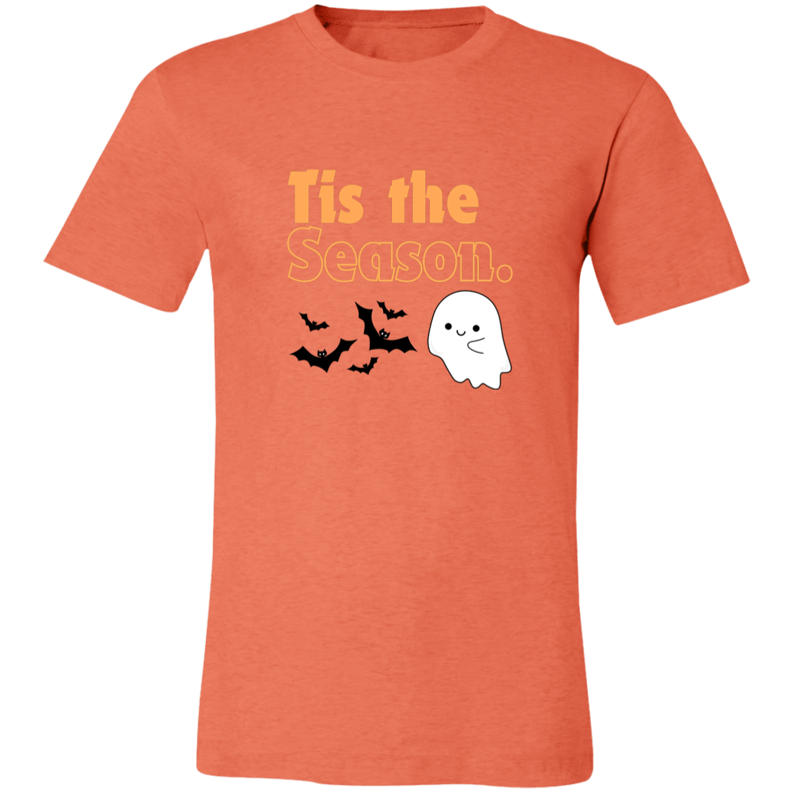 Halloween Tis the Season T-Shirt | for Halloween lovers | Cute Ghost | Bats