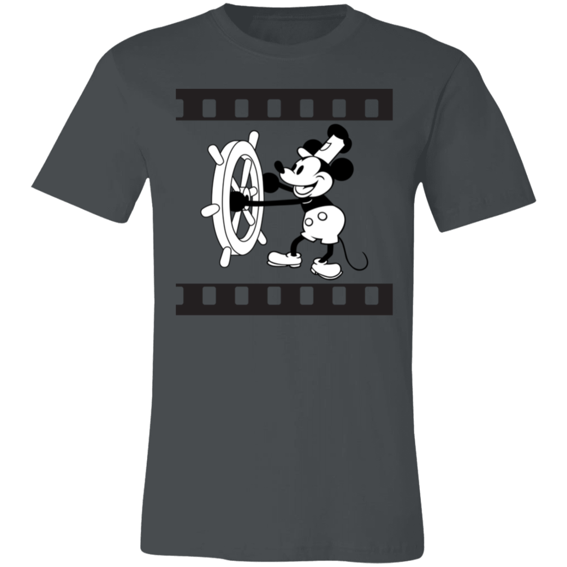 Steamboat Mickey 1.0 (public domain) Tshirt for Mickey Lovers, filmstrip