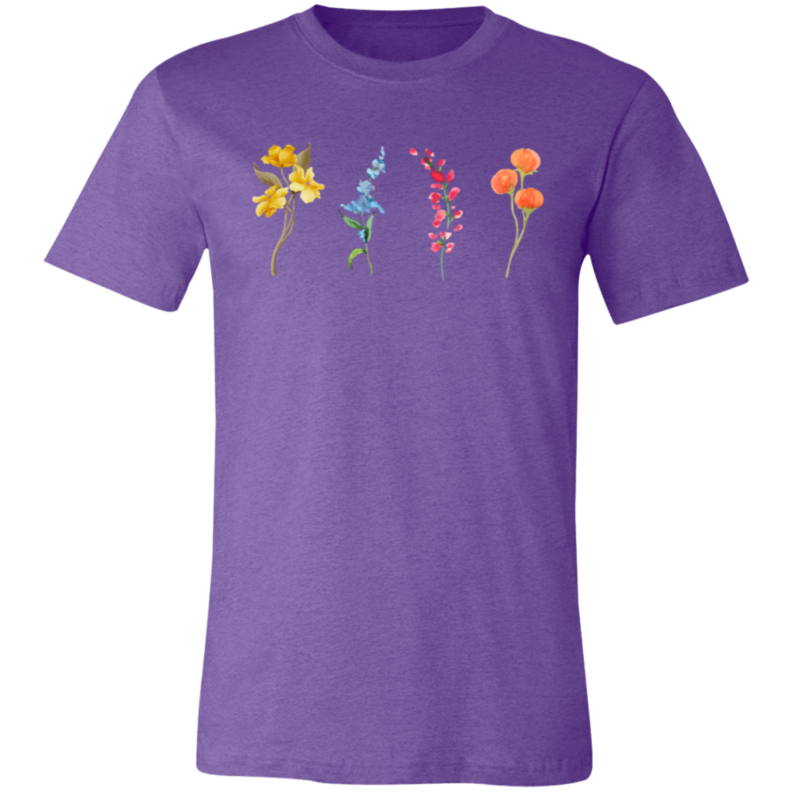 4 Wildflowers Unisex Jersey Short-Sleeve T-Shirt