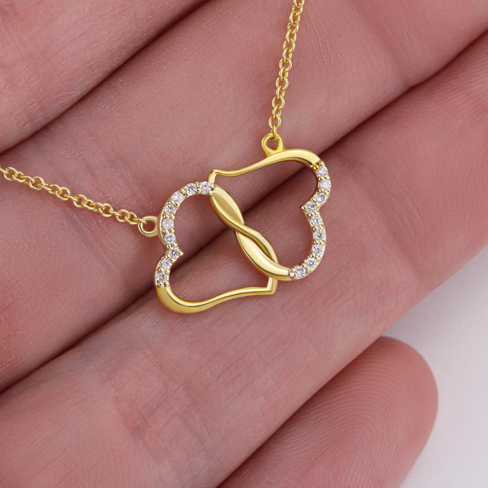 Interlocking Hearts Everlasting Love For my Soulmate Necklace