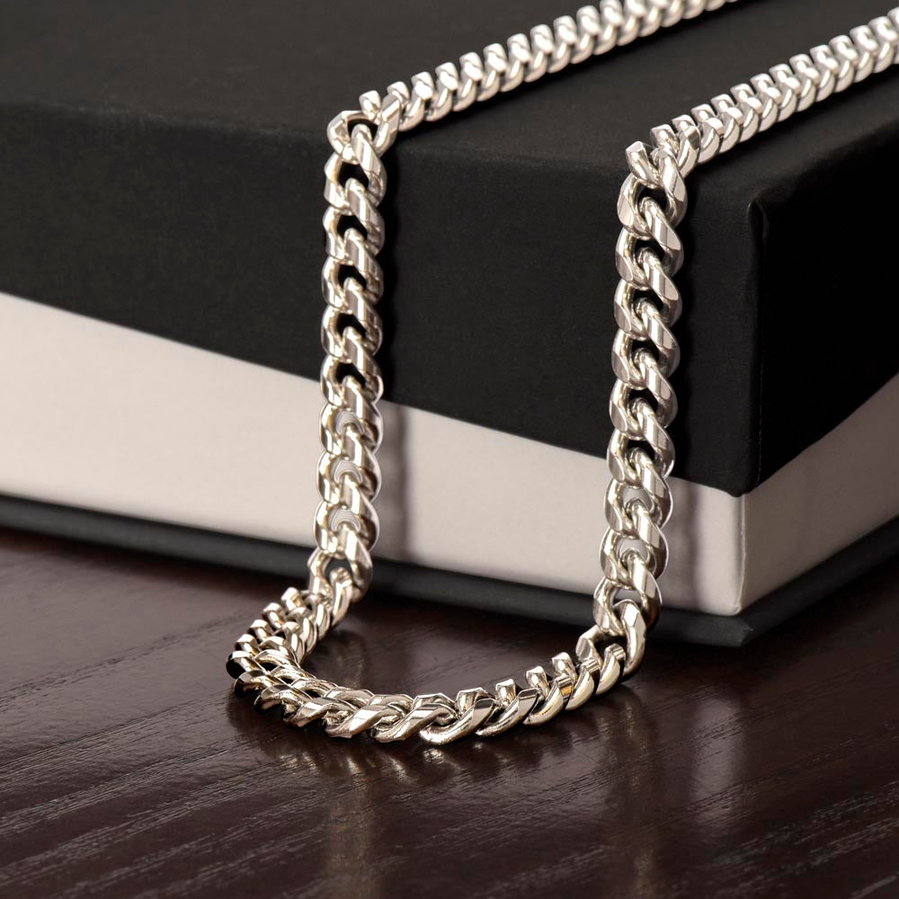 To Dad From Son | Incredible Father | Cuban Link Chain