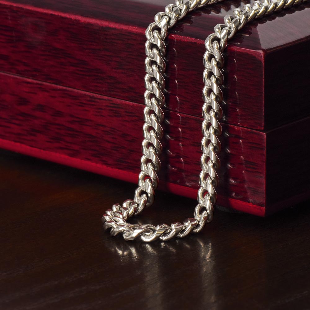 To Dad From Son | Incredible Father | Cuban Link Chain