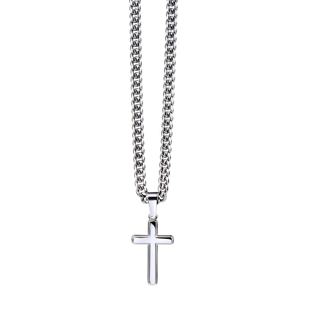 To Grandson  From Grandma | Resilience | Cuban Chain with Cross