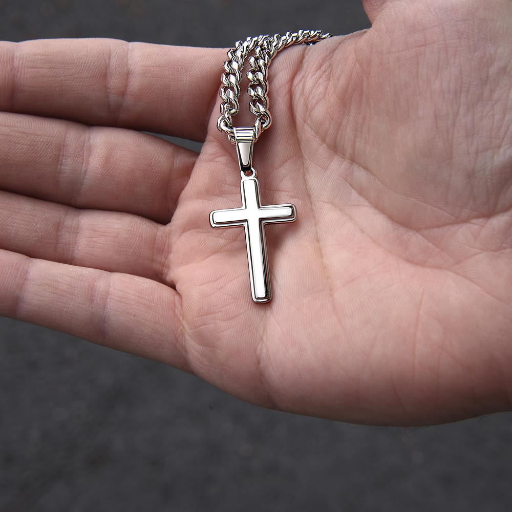 To my Man | Cross with Cuban Chain