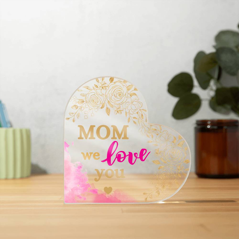 Floral Mom Gift | We love you | Mother's day gift | Mom's Gift | Love Mom from son, daughter