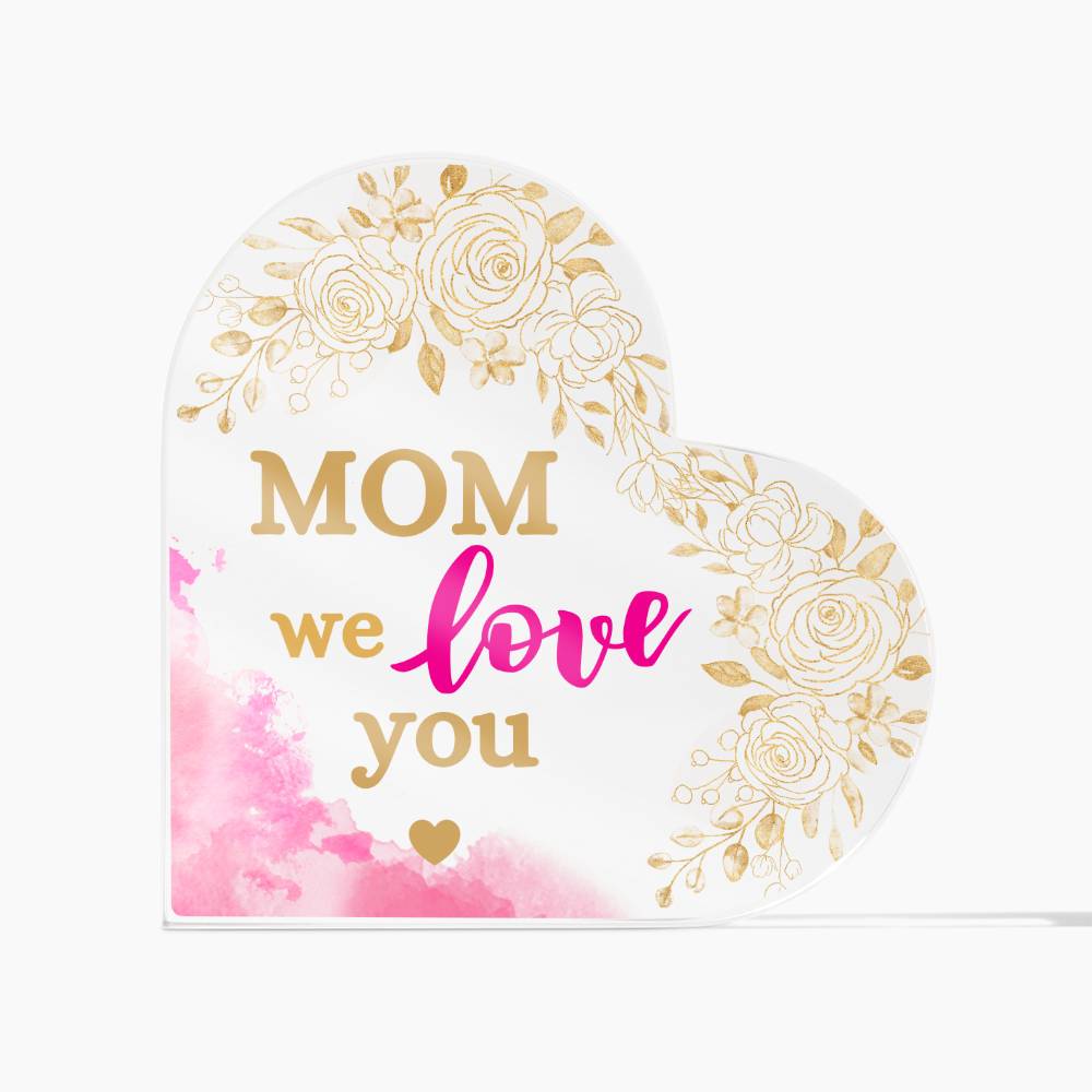 Floral Mom Gift | We love you | Mother's day gift | Mom's Gift | Love Mom from son, daughter