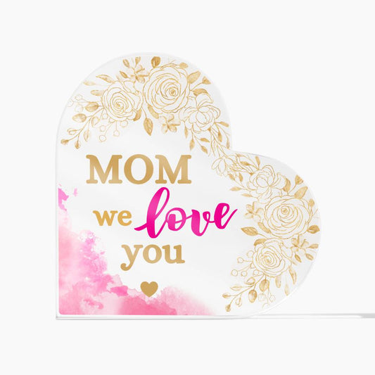 Floral Mom Gift | We love you | Mother's day gift | Mom's Gift | Love Mom from son, daughter