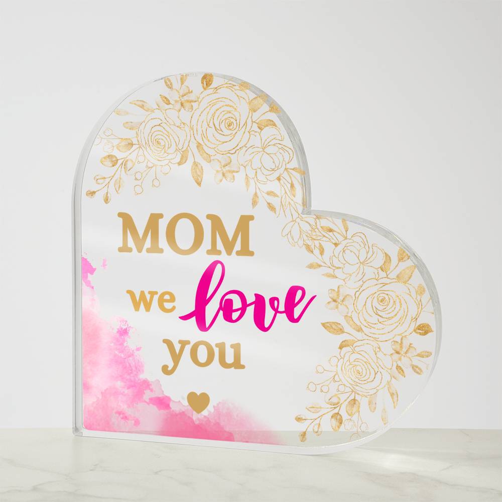 Floral Mom Gift | We love you | Mother's day gift | Mom's Gift | Love Mom from son, daughter