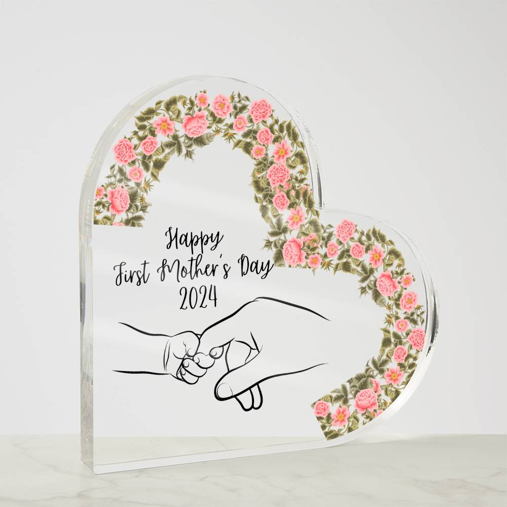 First Mother's Day | Black text | Gift for Mom, Mother's Day Gift, Gift from Daughter Son, Mother's Day Gift Ideas, Gifts for Mother, Mom Gift, Gift