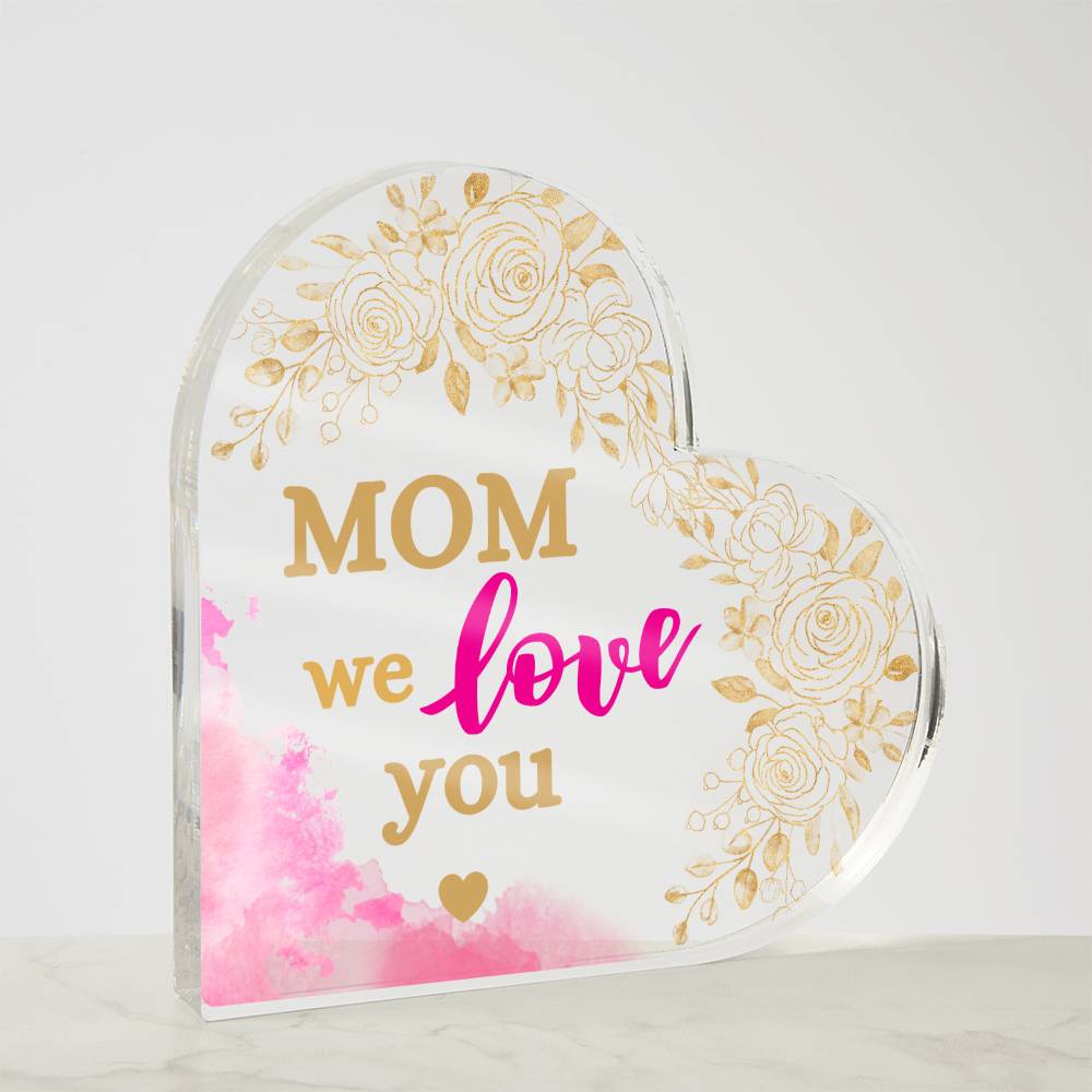 Floral Mom Gift | We love you | Mother's day gift | Mom's Gift | Love Mom from son, daughter