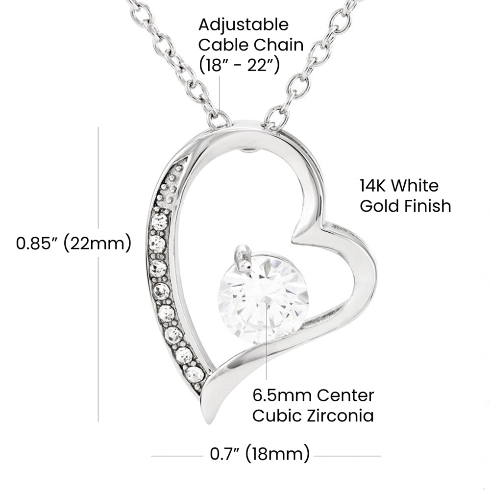 TO MY AUNT  | AUNT GIFT | FOREVER LOVE NECKLACE