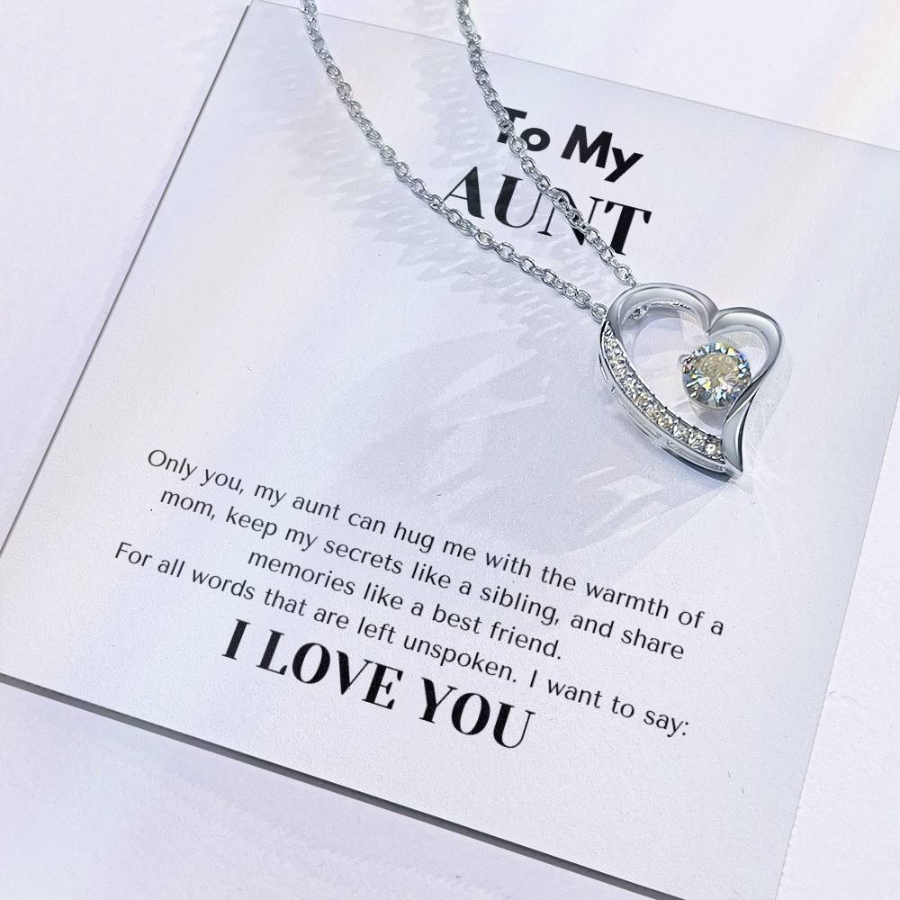 TO MY AUNT  | AUNT GIFT | FOREVER LOVE NECKLACE