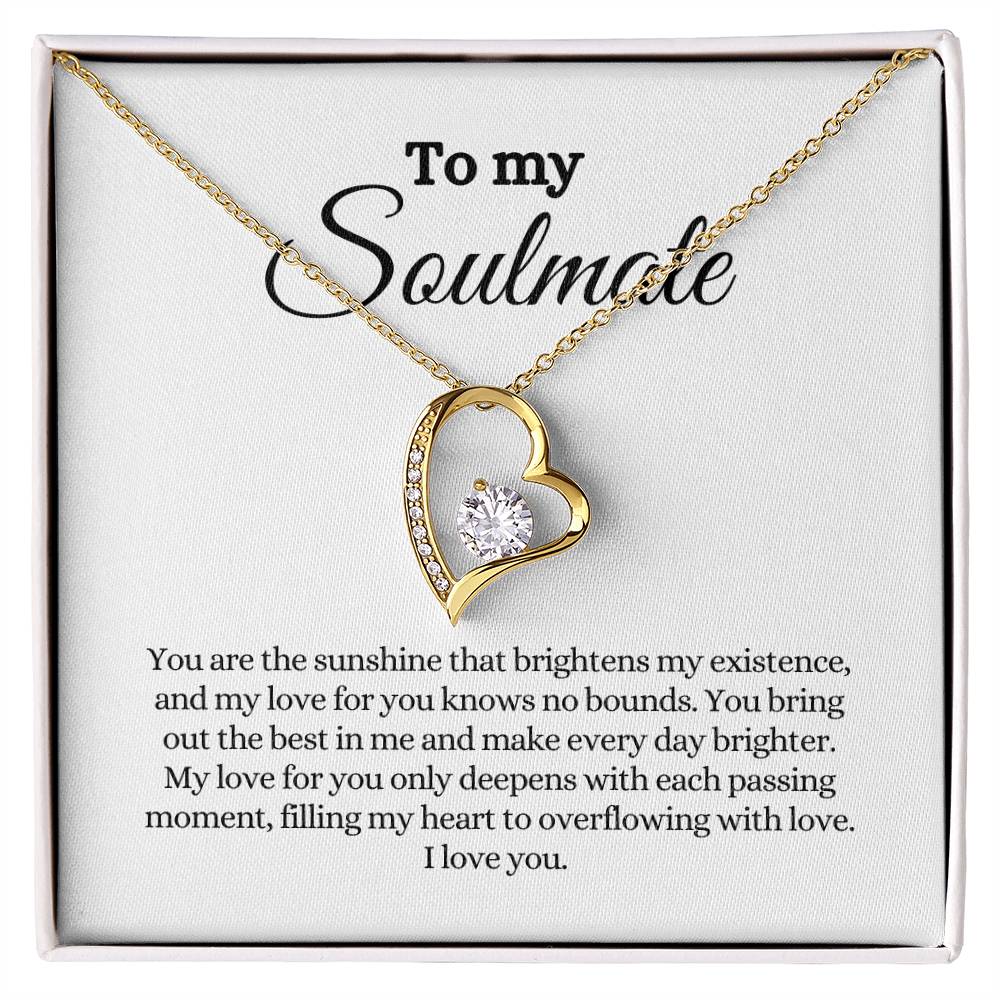 Soulmate | You are my Light | Forever Love Necklace