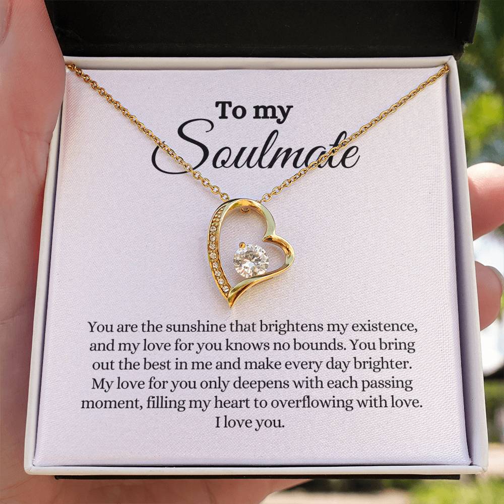 Soulmate | You are my Light | Forever Love Necklace